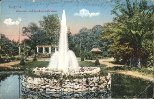 Liegnitz Legnica Liegnitz Palmenhain Leuchtspringbrunnen