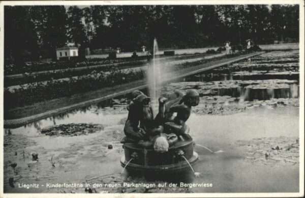 Liegnitz Legnica Liegnitz Kinderfontäne Park Bergerwiese