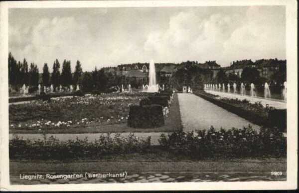 Liegnitz Legnica Liegnitz Rosengarten Wasserkunst