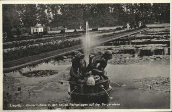 Liegnitz Legnica Liegnitz Kinderfontäne Park Bergerwiese