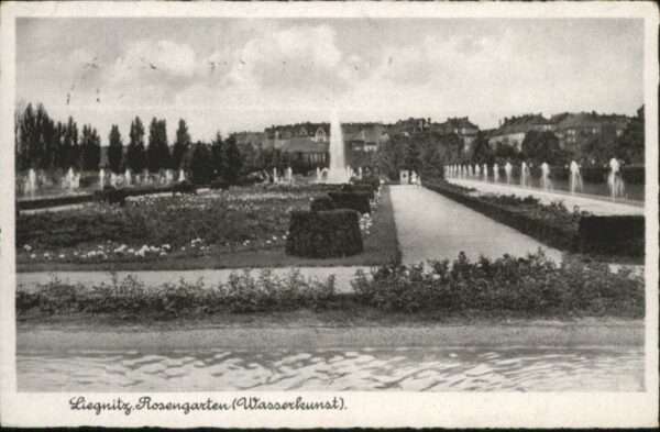 Liegnitz Legnica Liegnitz Rosengarten Wasserkunst