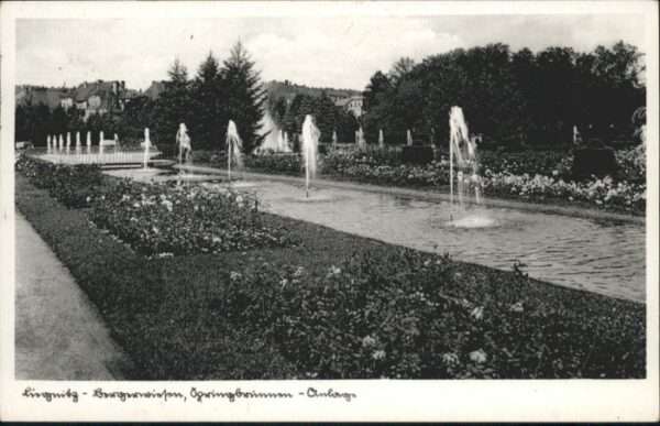 Liegnitz Legnica Liegnitz Springbrunnen Anlage Bergerwie