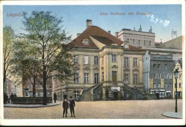 Liegnitz Legnica Liegnitz Rathaus Brunnen Ratskeller