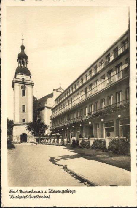 Bad Warmbrunn Riesengebirge Kurhotel Quellenhof