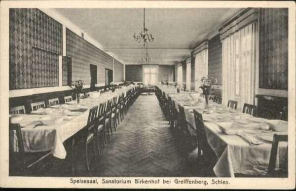Greiffenberg Schlesien Speisesaal Sanatorium Bikenhof