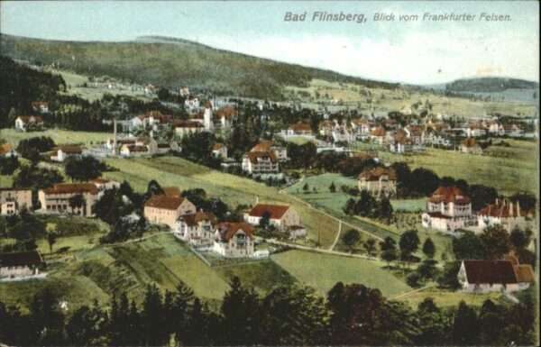 Bad Flinsberg Swieradow Zdroj Bad Flinsberg Blick vom Frankfurter Fel