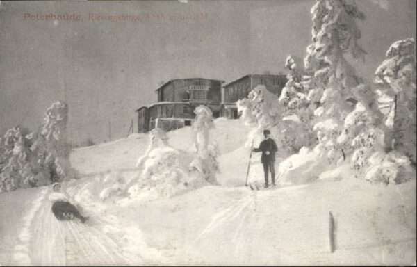 Peterbaude Schlitten Ski