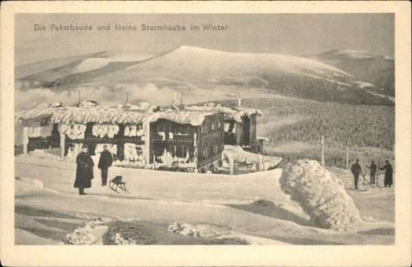 Peterbaude kleine Sturmhaube Winter Schlitten