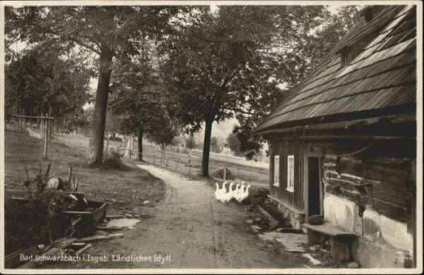 Bad Schwarzbach Gänse Brunnen
