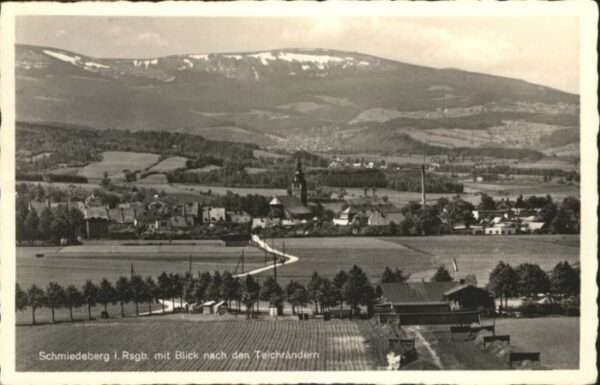 Schmiedeberg Riesengebirge Niederschlesi Schmiedeberg Blick nach Teichrändern