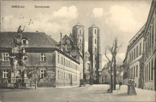 Breslau Niederschlesien Breslau Domstrasse