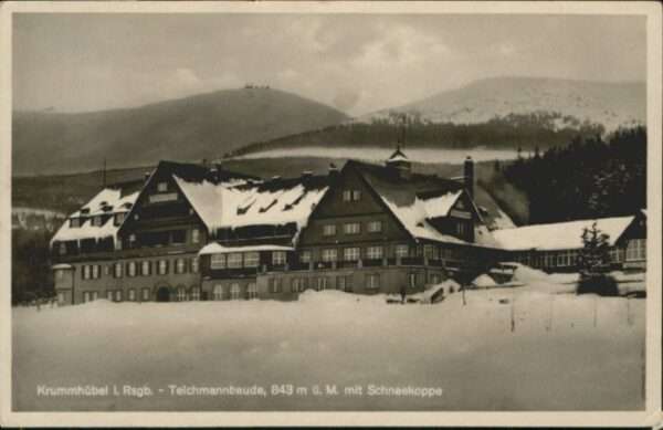Krummhuebel Riesengebirge Krummhübel Teichmannbaude Schneekoppe