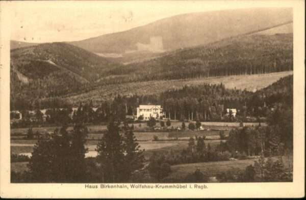 Wolfshau Riesengebirge Wolfshau Krummhübel Haus Birkenhain