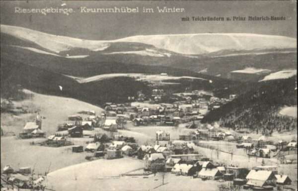 Krummhuebel Riesengebirge Krummhübel Winter Teichränder Prinz Hei