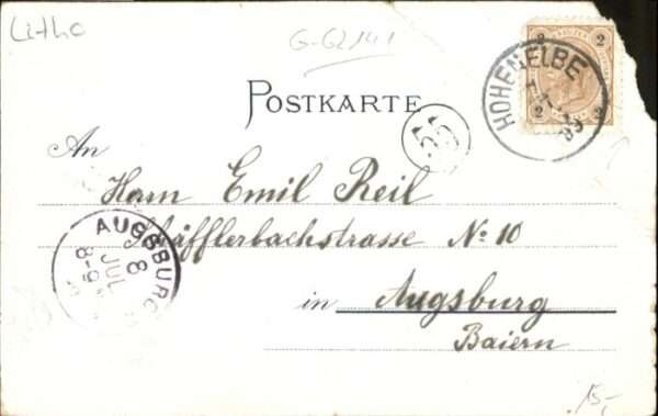 Hohenelbe CZ Hohenelbe Kirche Kutsche – Bild 2