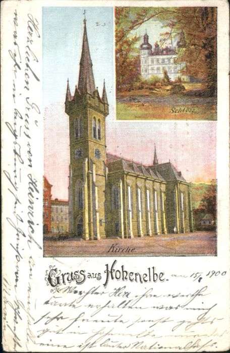 Hohenelbe CZ Hohenelbe Schloss Kirche