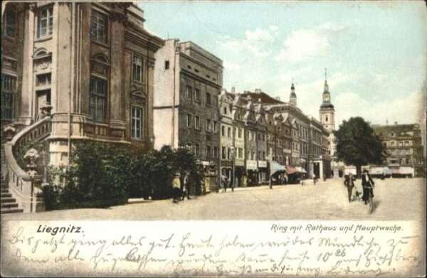 Liegnitz Legnica Liegnitz Rathaus Hauptwache