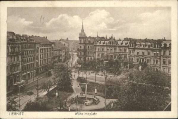 Liegnitz Legnica Liegnitz Wilhelmsplatz Brunnen