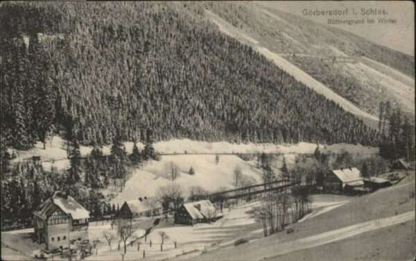 Goerbersdorf Schlesien Görbersdorf Büttnergrund Winter x