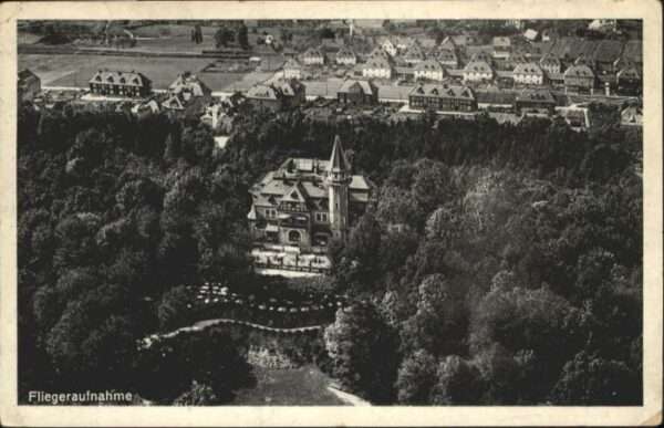 Lauban Hotel Restaurant Steinberg Fliegeraufna