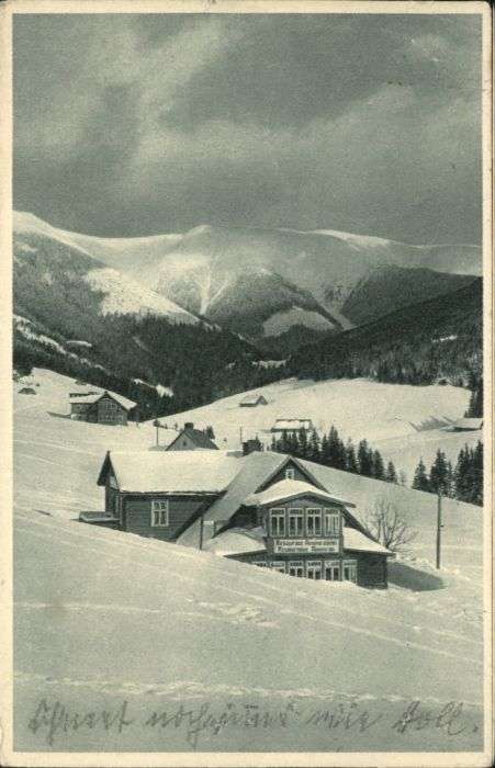 St Peter Tschechien St Peter Restaurant Winter Eisenkoppe