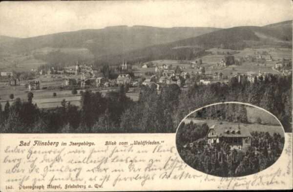 Bad Flinsberg Swieradow Zdroj Bad Flinsberg Blick vom Waldfrieden