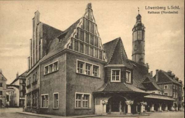 Loewenberg Niederschlesien Lwowek Slaski Löwenberg Schlesien Rathaus