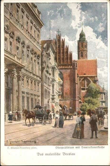 Breslau Niederschlesien Breslau Dominikaner Kirche Künstler Gün