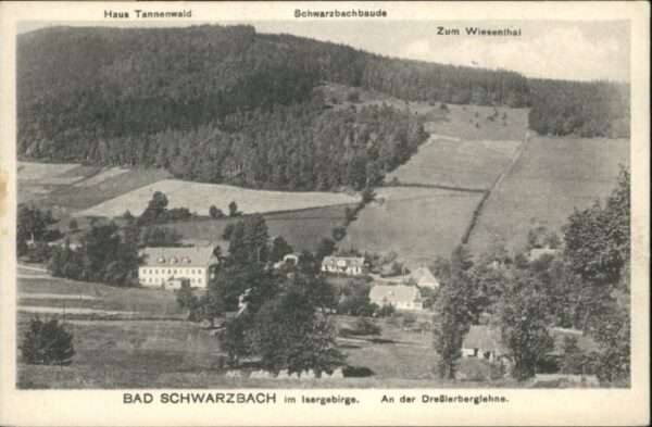 Bad Schwarzbach Haus Tannenwald Schwarzbachbaude Wiesen