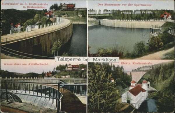 Marklissa Stauwasser Sperrmauer Restaurant Abfall