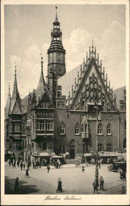 Breslau Niederschlesien Breslau Rathaus