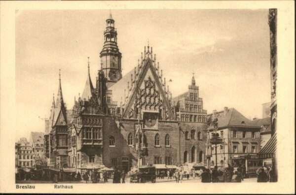 Breslau Niederschlesien Breslau Rathaus