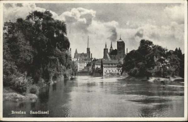 Breslau Niederschlesien Breslau Sandinsel