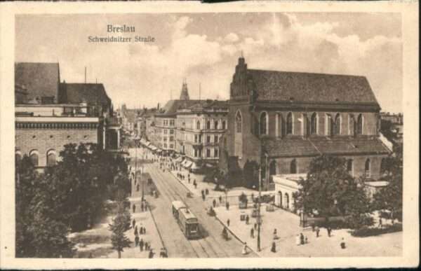 Breslau Niederschlesien Breslau Schweidnitzer Strasse