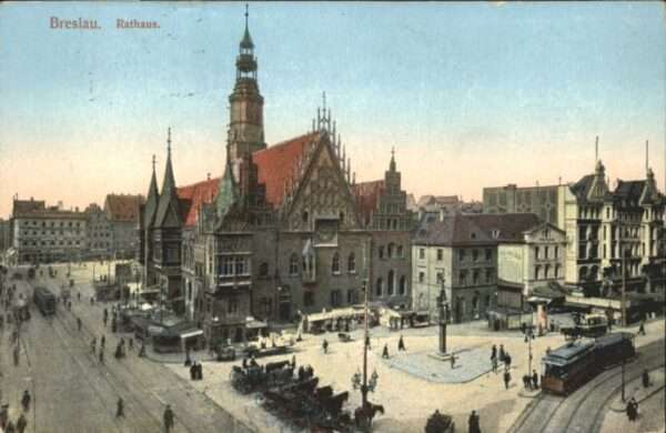 Breslau Niederschlesien Breslau Rathaus