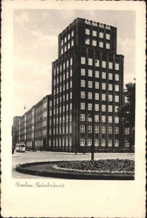 Breslau Niederschlesien Breslau Postscheckamt