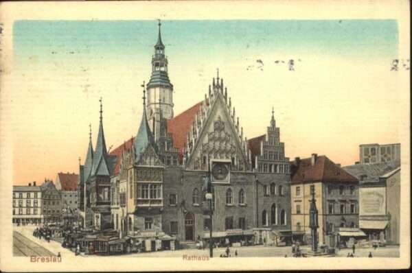 Breslau Niederschlesien Breslau Rathaus