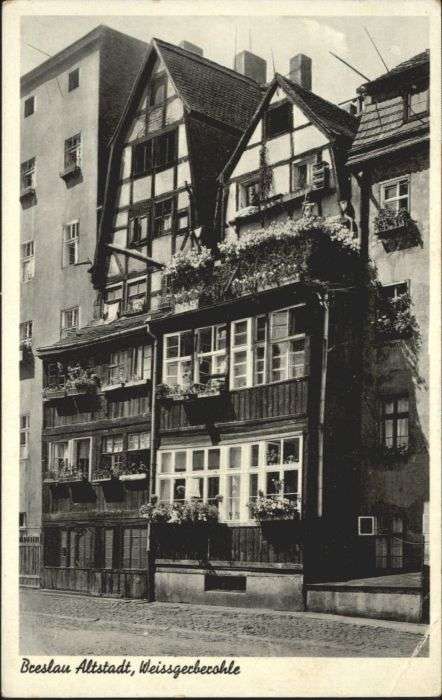 Breslau Niederschlesien Breslau Weissgerberohle