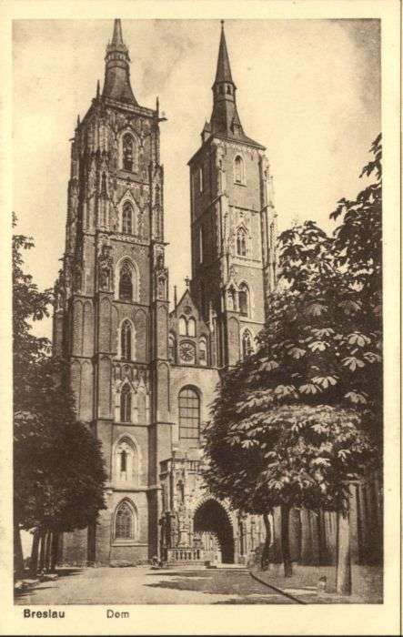 Breslau Niederschlesien Breslau Dom