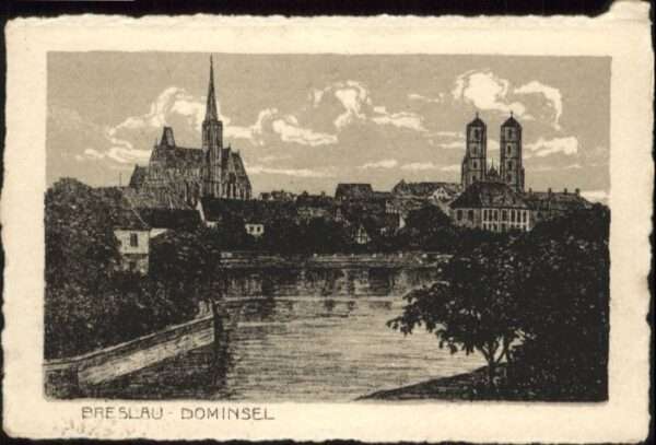 Breslau Niederschlesien Breslau Dominsel