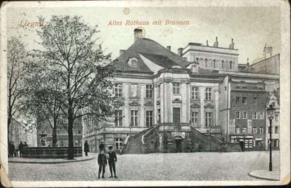 Liegnitz Legnica Liegnitz Altes Rathaus Brunnen