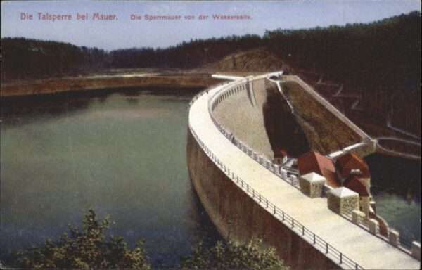 Mauer Riesengebirge Mauer Riesengebirge Talsperre Sperrmaue