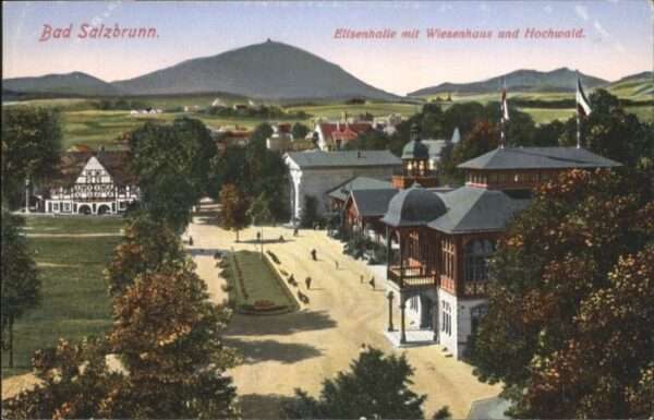 Bad Salzbrunn Szczawno-Zdroj Bad Salzbrunn Elisenhalle Wiesenhaus Ho