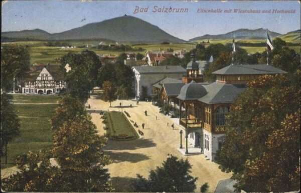 Bad Salzbrunn Szczawno-Zdroj Bad Salzbrunn Elisenhalle Wiesenhaus Ho