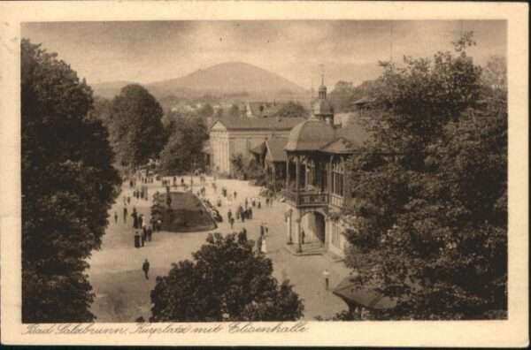 Bad Salzbrunn Szczawno-Zdroj Bad Salzbrunn Kurplatz Elisenhalle