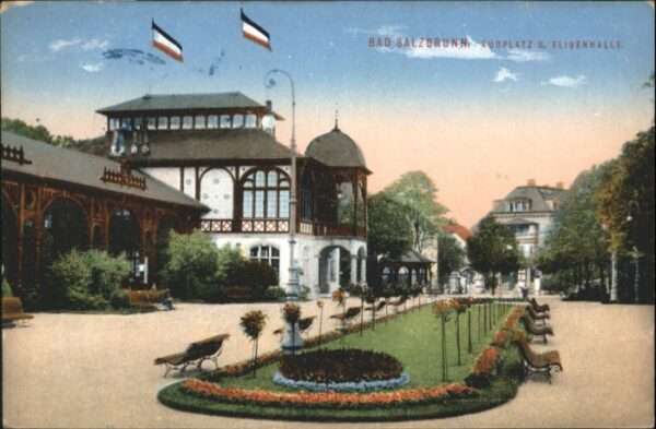 Bad Salzbrunn Szczawno-Zdroj Bad Salzbrunn Kurplatz Elisenhalle