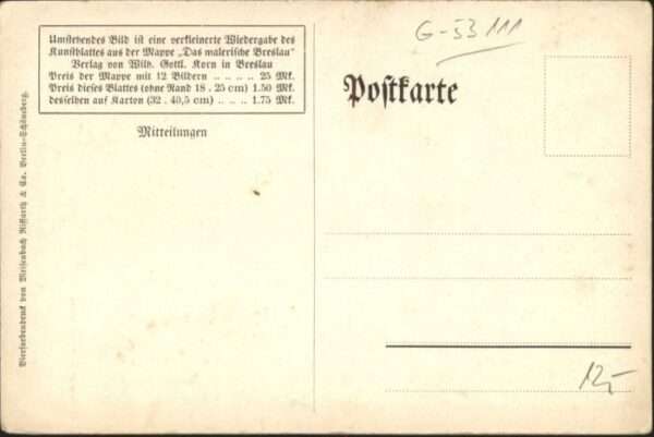 Breslau Niederschlesien Breslau Dom Künstler Günther Naumann * – Bild 2