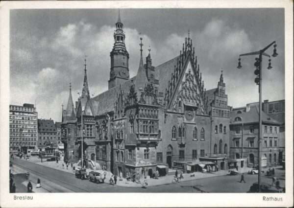 Breslau Niederschlesien Breslau Rathaus