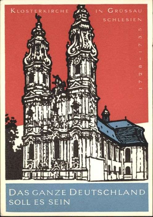 Gruessau Krzeszow Kloster Kirche