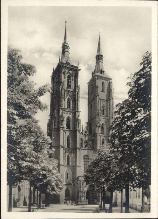 Breslau Niederschlesien Breslau Domtürme